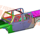 Illustration for article titled See The 2018 Jeep Scrambler In Decent Detail In This Leaked CAD Drawing